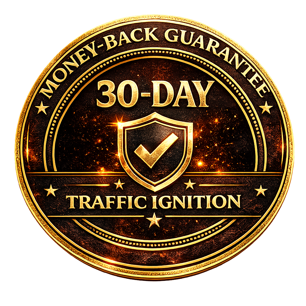 Traffic Ignition 30-Day Money-Back Guarantee badge